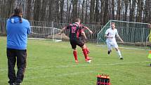 Derby mezi Těrlickem a Slovanem Havířov nabídlo zajímavý fotbal a osm branek.