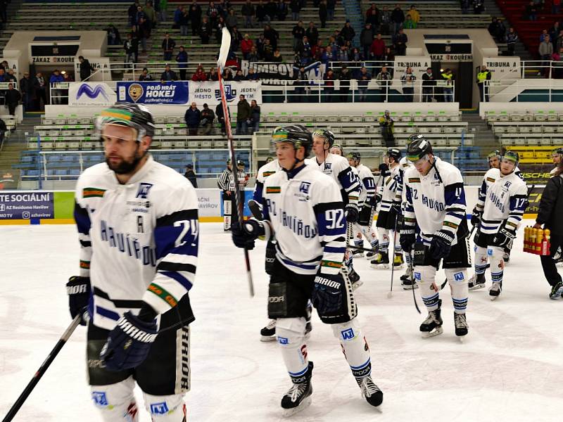 AZ Havířov (v bílém) - HC Frýdek-Místek.