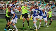 Karviná (v zeleném) - Mladá Boleslav 3:4.