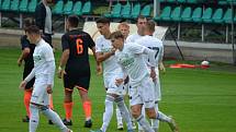 Zápas 2. kola fotbalové divize F MFK Karviná B - Polanka n. O. 2:2.