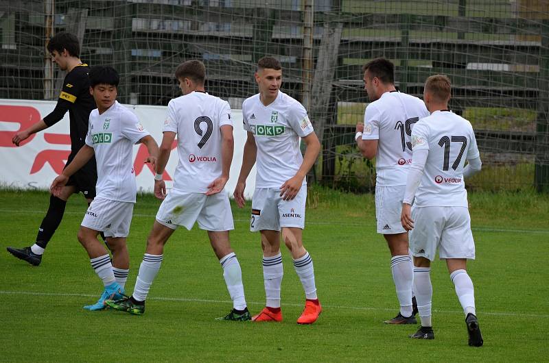 Zápas 23. kola fotbalové divize F MFK Karviná B - Frenštát p. R. 4:1. Foto: MFK Karviná