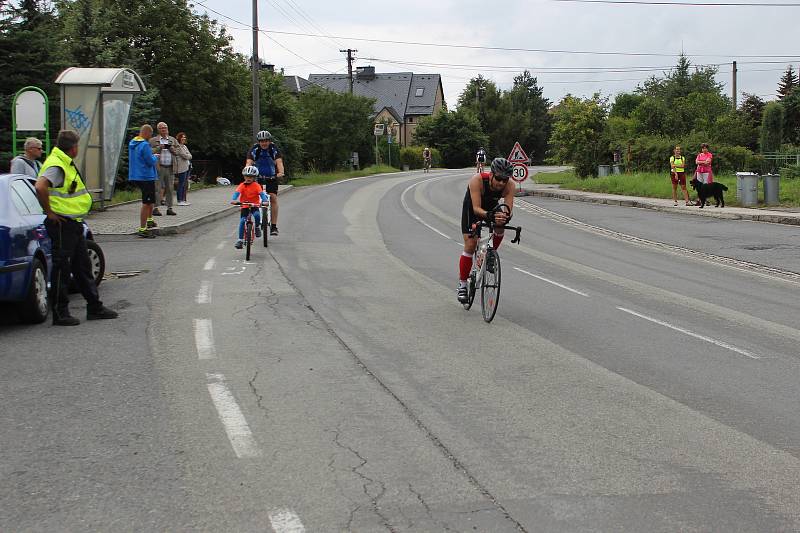 Albrechtický sprint triatlon 2017.