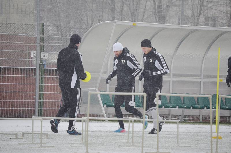 Příprava karvinských fotbalistů.