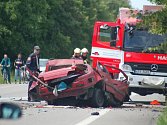 Tragická dopravní nehoda v Dolních Lutyních