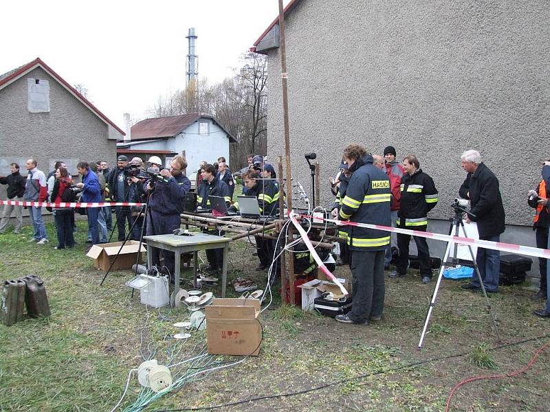 Požární experiment v Bohumíně