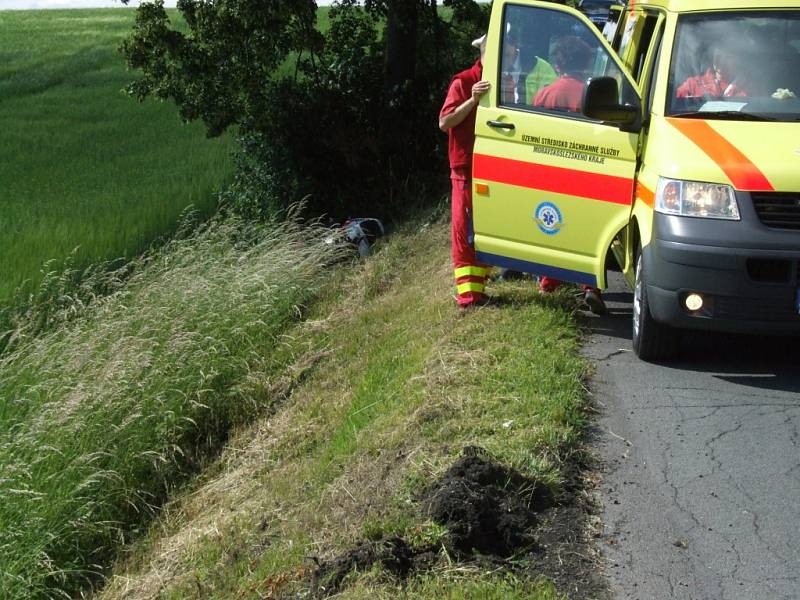 Tragická nehoda motocyklisty v Soběšovicích