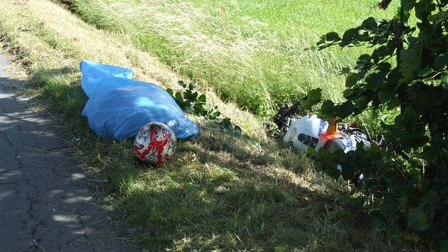 Tragická nehoda motocyklisty v Soběšovicích