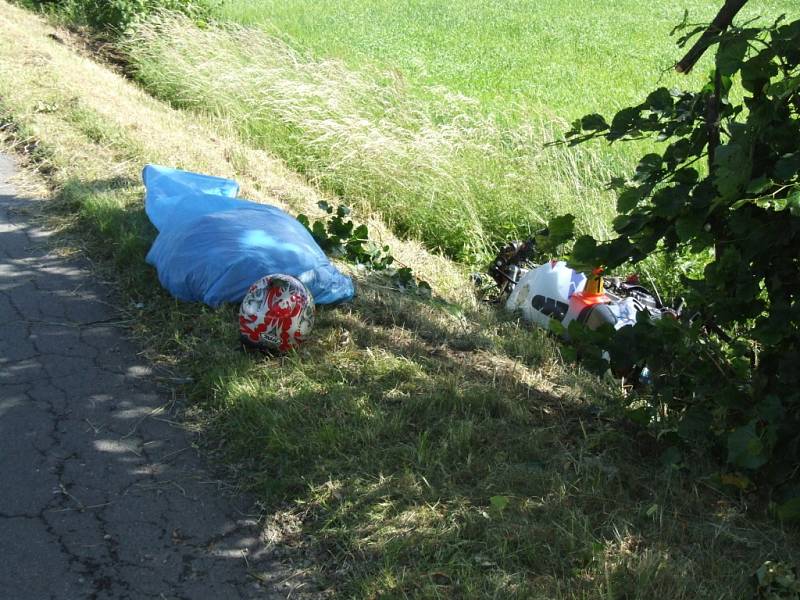 Tragická nehoda motocyklisty v Soběšovicích