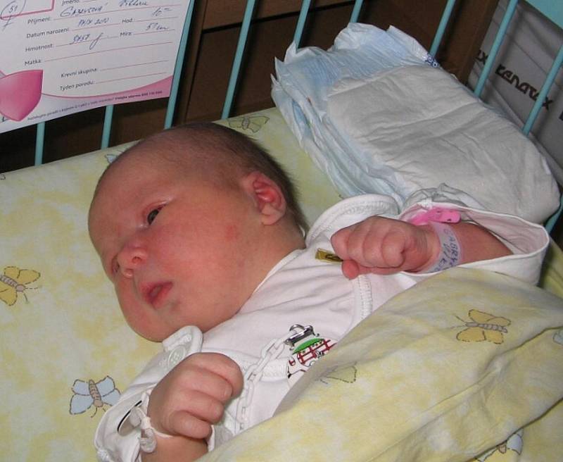 Viktorka Gabryšová se narodila 17. července paní Veronice Gabryšové z Bohumína. Porodní váha miminka byla 3750 g a míra 51 cm.