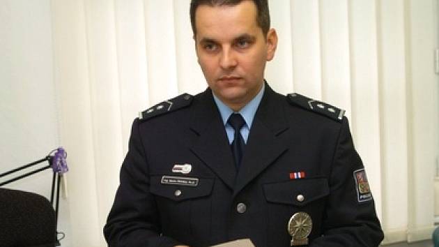 Okresní policejní ředitel Martin Hrinko.