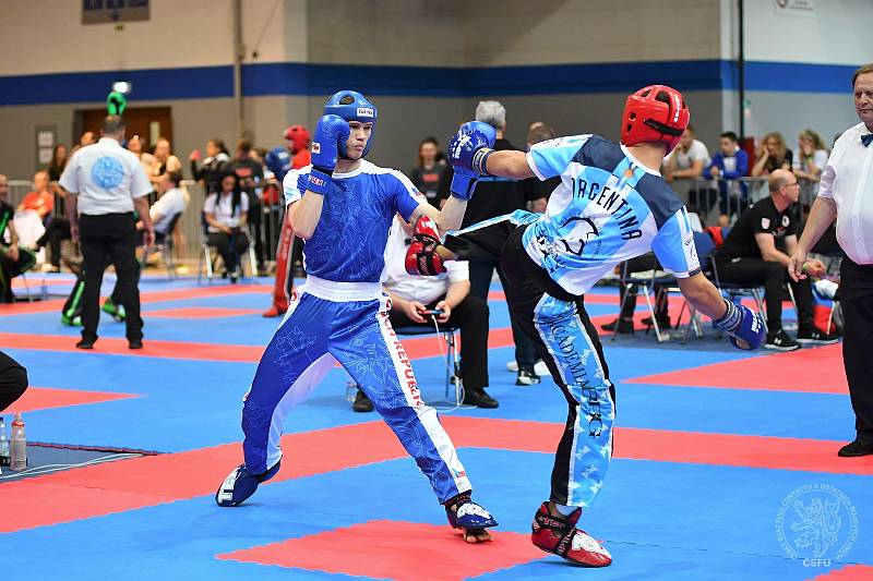 Havířovský kickbox přivezl zlato ze Světového poháru, slavil i mezi provazy (SK Kick Wolf Team Havířov). Adam Janek.