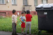 Romská čtvrť v Orlové-Porubě, která se mění v ghetto