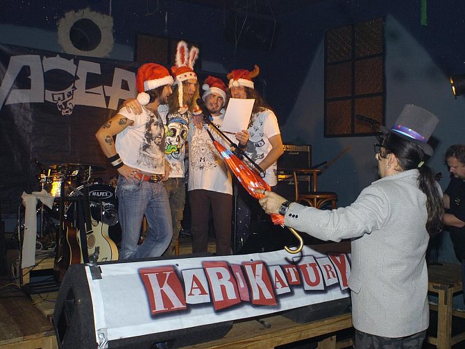 Rocková kapela Doga na jednom ze svých klasických vánočních vystoupení v Karviné. Ilustrační foto