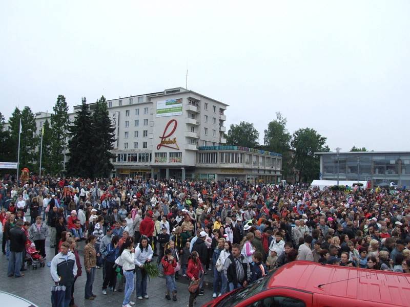 Havířov v květech, náměstí bylo plné lidí