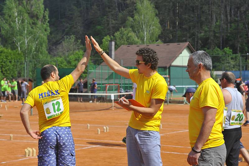 Turnaj v netradiční hře Mölkky se konal ve Zruči nad Sázavou