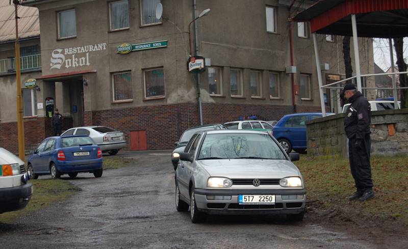 Restaurace Sokol v Petřvaldě, kde řádil vražedný střelec