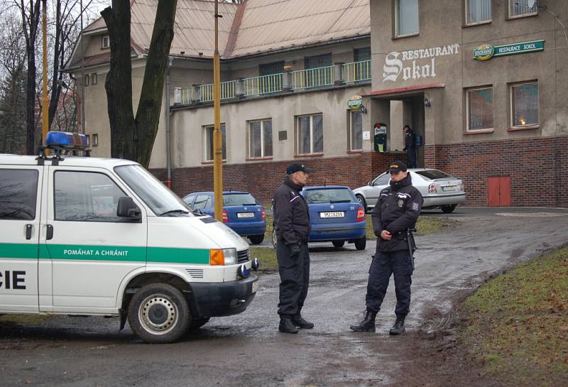 Restaurace Sokol v Petřvaldě, kde řádil vražedný střelec