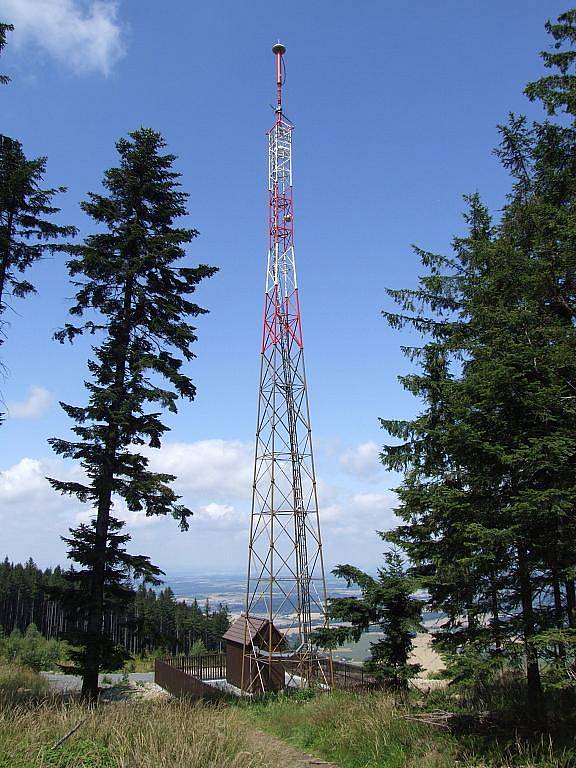 Stožár monitorovací stanice na Prašivé