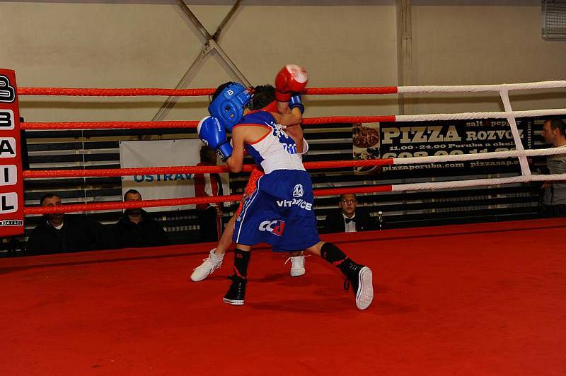 Krajská liga mládeže boxu v Ostravě-Porubě.