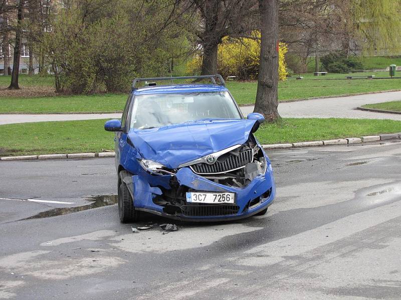 Nehoda zaviněná nedáním přednosti v jízdě