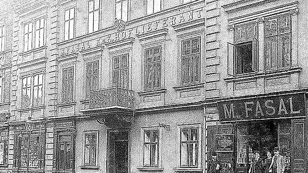 Obchod Moritze Fasala na Saské kupě.