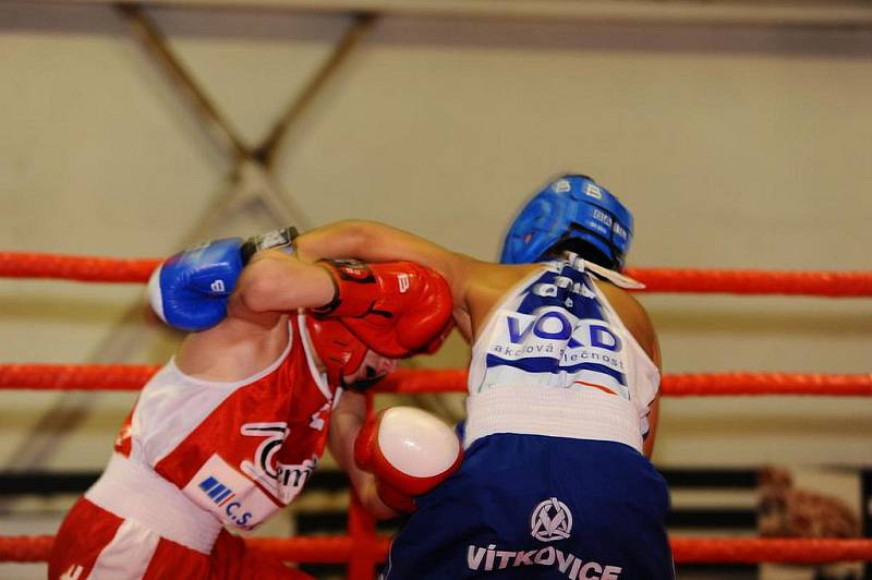 Krajská liga mládeže boxu v Ostravě-Porubě.