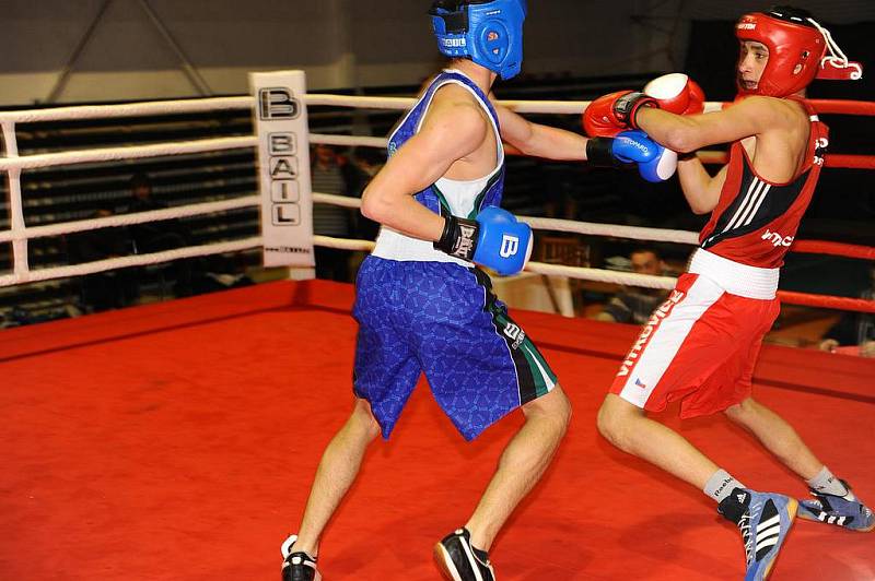 Krajská liga mládeže boxu v Ostravě-Porubě.