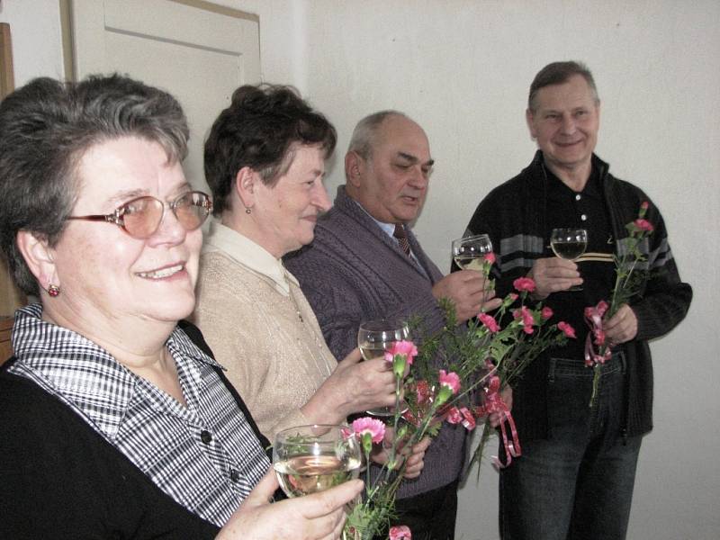 Marie Kolářová, Marie Přečková, František Procházka a Jan Čech