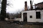 Požár rodinného domu v Horních Bludovicích