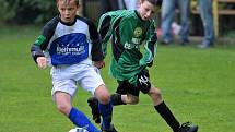 Utkání mladších žáků FC IRP ČESKÝ TĚŠÍN - BESKID SKOCZÓW (v bílomodrém)