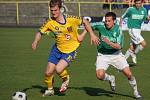 Karvinští fotbalisté (zelené dresy) se rozešli s Jihlavou smírně 1:1.