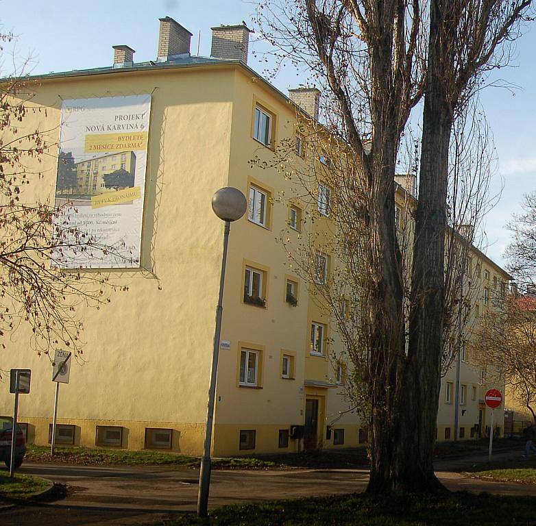 Jeden z opravených domů Heimstaden, Karviná