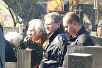 Pohřeb obětí vraždy v Petřvaldě.
