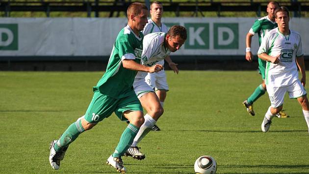 Juniorka Karviné (v zeleném) se rozešla se Smilovicemi smírně 3:3.