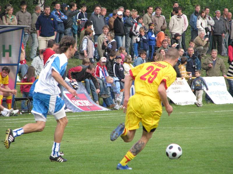 Fotbalová exhibice v Petřvaldu