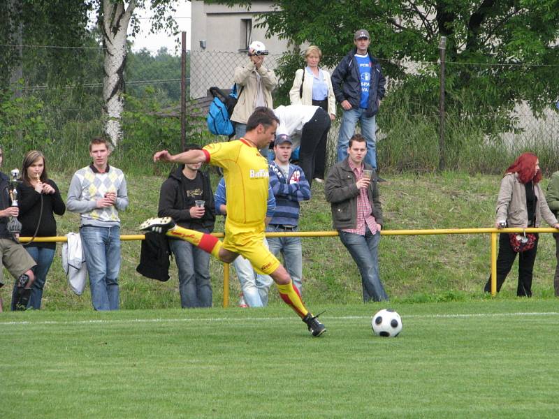 Fotbalová exhibice v Petřvaldu