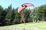 Paraglidisti na Prašivé