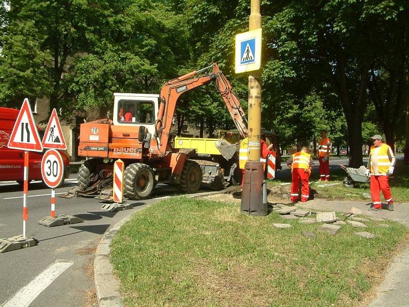 Stavba děleného přechodu