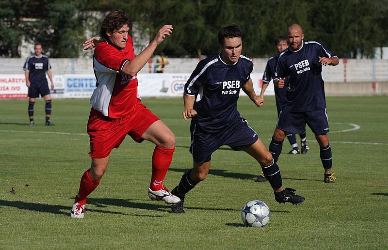 Dětmarovice (v tmavě modrém) porazily doma Oldřišov 4:1.