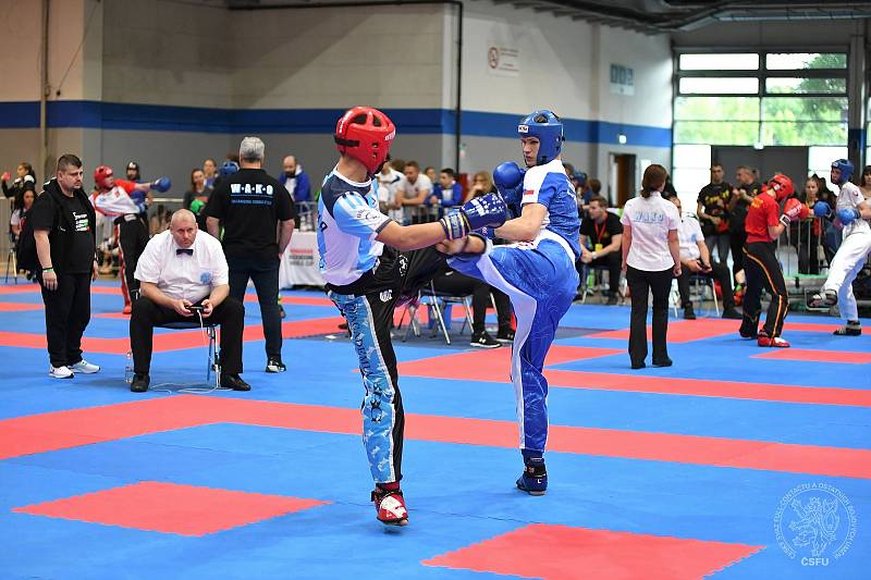 Havířovský kickbox přivezl zlato ze Světového poháru, slavil i mezi provazy (SK Kick Wolf Team Havířov). Adam Janek.