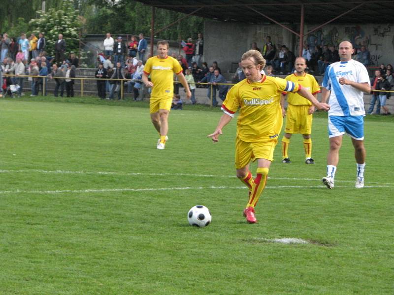 Fotbalová exhibice v Petřvaldě