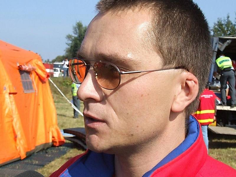 Mluvčí Záchranné služby Moravskoslezského kraje Lukáš Humpl