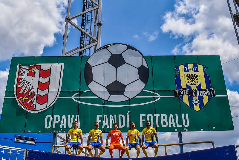 Slezský FC Opava představil nové dresy. 