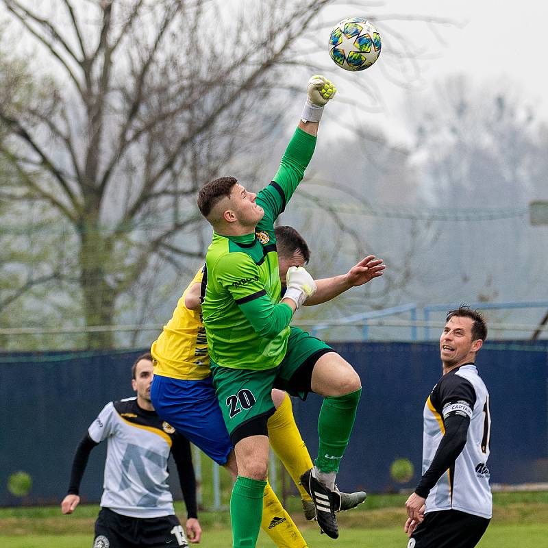 Zápas 19. kola fotbalové I.A třídy, skupiny A, Mokré Lazce - Kravaře 0:2.