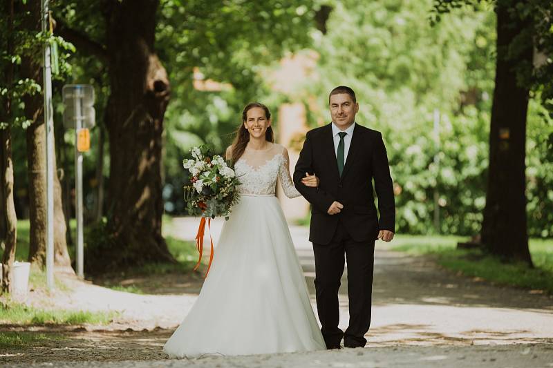 Svatba basketbalisty Kryštofa Vlčka.