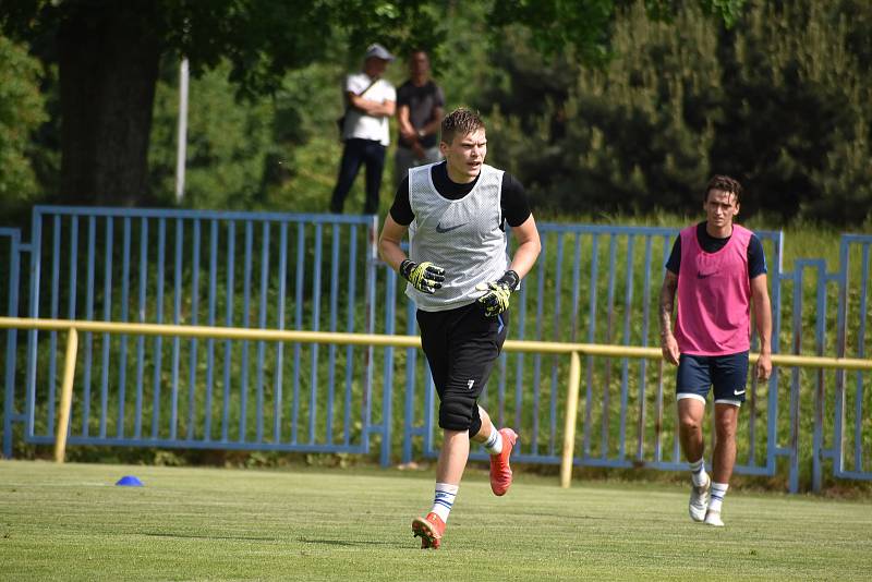 Fotbalisté Opavy začali přípravu. Foto: Eliška Žídková/SFC