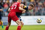 Zápas 22. kola Fortuna národní ligy mezi SFC Opava a FK Fotbal Třinec.