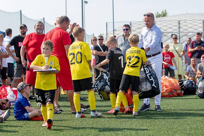 Dvoudenní mezinárodní fotbalový turnaj dětí ročníku 2011 a mladších Moravskoslezský Cup v Kravařích.