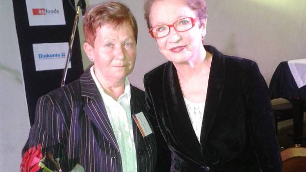 Renata Hrabinová s patronkou akce Hanou Maciuchovou.
