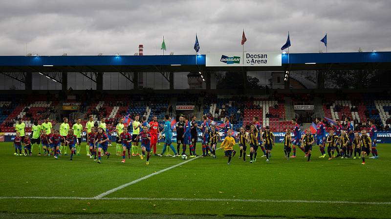 Plzeň - Zápas třetího kola MOL Cupu mezi Viktoria Plzeň a SFC Opava 5. října 2017.